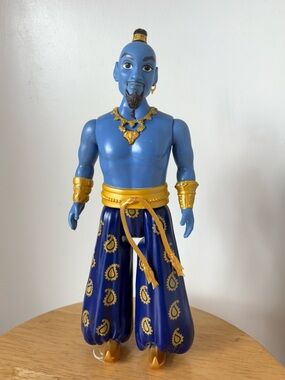 Disney Live Action Aladdin 2018 Hasbro Singing Will Smith Genie Doll Figure 12”